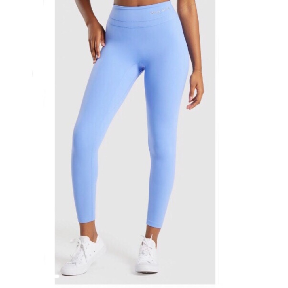 SET! Whitney simmons blue high rise leggings & bra